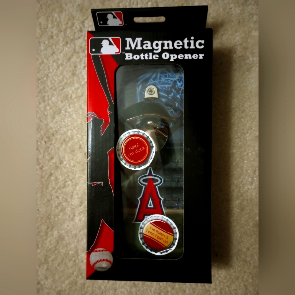 MLB LA Angels Magnetic Bottle Opener (New)